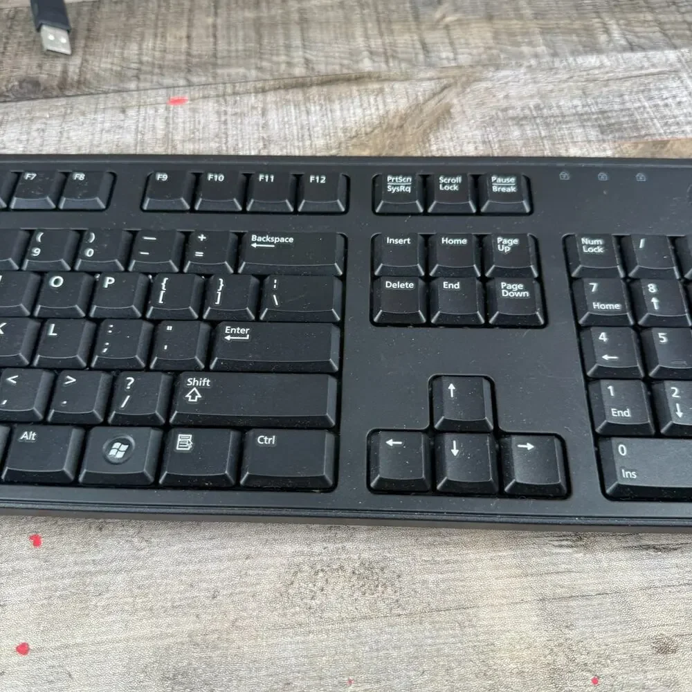 Dell Wired Keyboard Model KB212-B Works Black